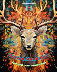 Title: Herten Mandala's Kleurboek voor volwassenen Ontwerpen om creativiteit te stimuleren: Mystieke beelden van herten om stress te verlichten, Author: Inspiring Colors Editions