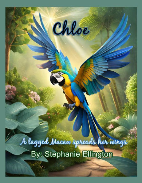 Chloe: A Tagged Macaw spreads her wings