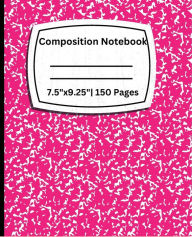 Title: Composition Notebook College Ruled 7.5