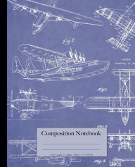 Title: Composition Notebook. Sea Plane: Vintage style aesthetic art nouveau journal featuring marine aviation theme, Author: Mad Hatter Stationeries