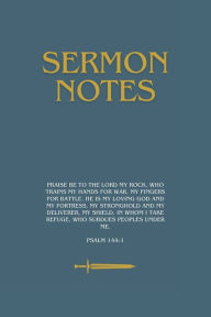 Title: Men's Sermon Notebook - Blue, Author: Zion Publishing