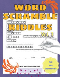 Title: Fun and Challenging Word Scramble Riddles: Word Jumbles to Unscramble Vol 3, Author: Kevin Edwards