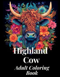 Title: Highland Cow Adult Coloring Book, Author: Rachael Reed