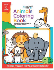 Title: Animals Coloring Book: Kids Coloring PreK to 1st Grade Easy Coloring Kids Favorite Animals Boys Girls All Abilities, Author: Art Box Kids