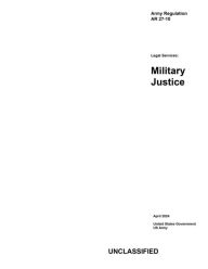 Title: Army Regulation AR 27-10 Military Justice April 2024, Author: United States Government Us Army