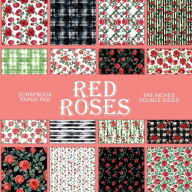 Title: Watercolor Red Roses Patterns: Scrapbook Paper Pad, Author: Digital Attic Studio