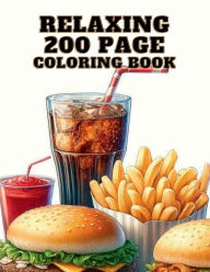 Title: Relaxing 200 page Coloring Book: 