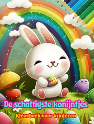 Title: De schattigste konijntjes - Kleurboek voor kinderen - Creatieve en grappige scï¿½nes van lachende konijnen: Charmante tekeningen die creativiteit en plezier voor kinderen stimuleren, Author: Colorful Fun Editions