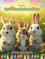 Title: Sï¿½te kaninfamilier - Malebok for barn - Kreative scener av kjï¿½rlige og lekne kaninfamilier: Sjarmerende tegninger som fremmer kreativitet og moro for barn, Author: Colorful Fun Editions