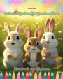 Schattige konijntjesfamilies - Kleurboek voor kinderen - Creatieve scï¿½nes van leuke en speelse konijnenfamilies: Charmante tekeningen die creativiteit en plezier voor kinderen stimuleren