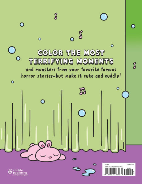 Creepy Cute Horror Coloring Book: Classic American Horror Meets Creepy Kawaii Style