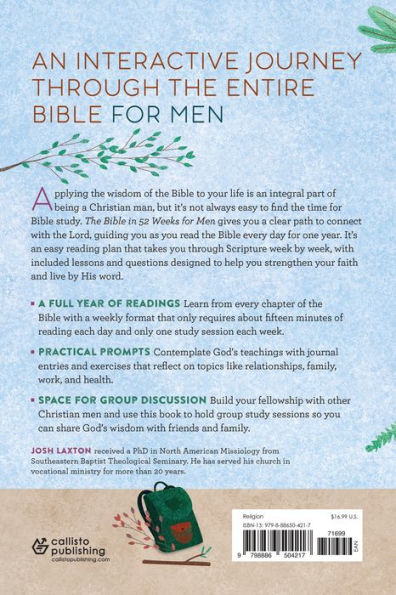 The Bible in 52 Weeks for Men: A Yearlong Bible Study