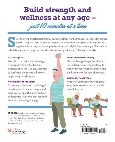 10-Minute Strength Training Exercises for Seniors: Exercises and Routines to Build Muscle, Balance, and Stamina