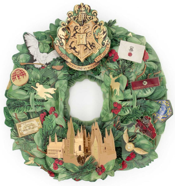 Harry Potter: Hogwarts Pop-Up Holiday Wreath