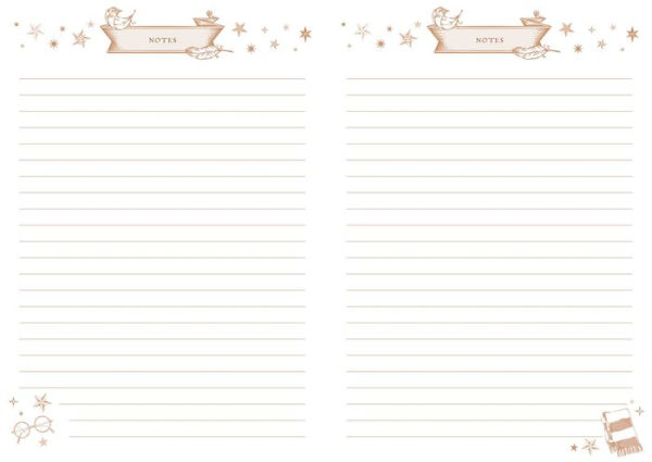 Harry Potter: Hogwarts Stand Together Traveler's Notebook Set: (Refillable Notebook)