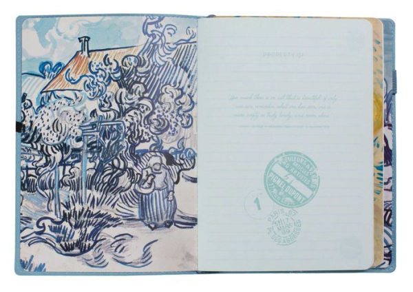 Van Gogh Traveler's Notebook Set: (Refillable Notebook)