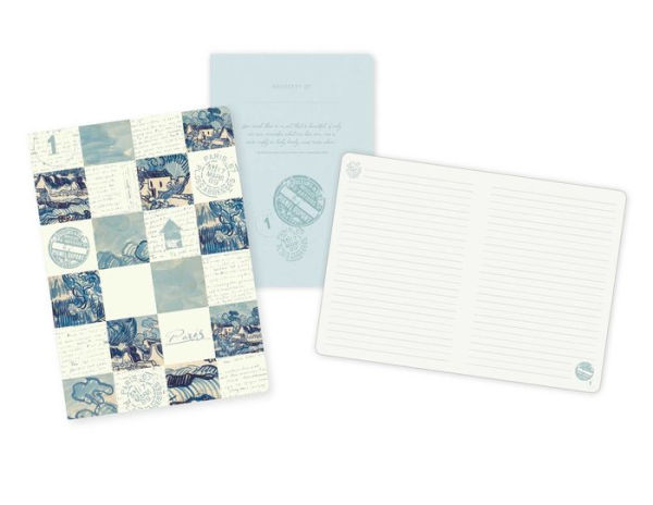 Van Gogh Traveler's Notebook Set: (Refillable Notebook)