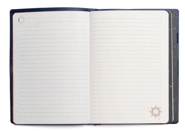 Sun Moon Rising Astrology Notebook Set: (Refillable Notebook)