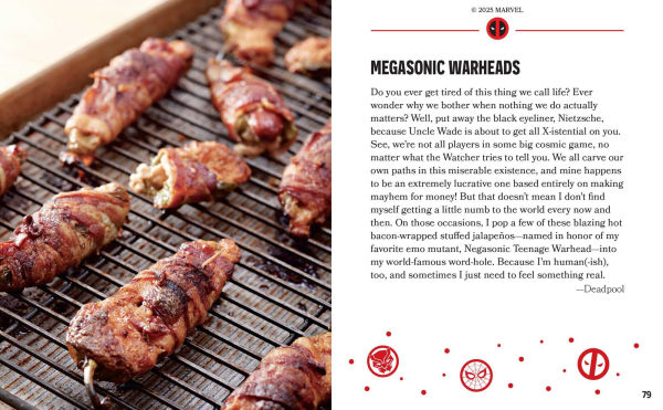 A Taste of Marvel: Snacks: Bite-Size Recipes in a Snack-Size Book