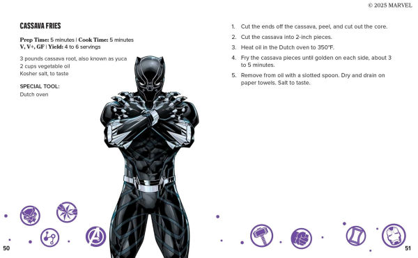 A Taste of Marvel: Snacks: Bite-Size Recipes in a Snack-Size Book