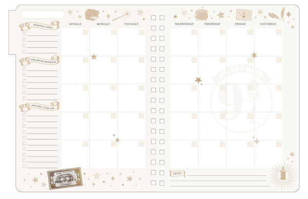 Harry Potter: Magical Places 12-Month Undated Planner