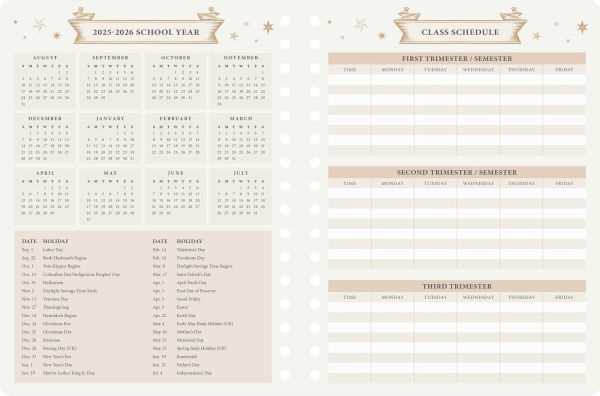 2025-2026 Harry Potter: Hogwarts Student Planner
