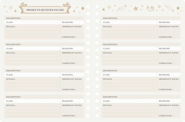 2025-2026 Harry Potter: Hogwarts Student Planner