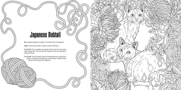 Cats: A Smithsonian Coloring Book