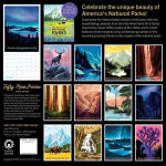 Alternative view 5 of 2026 The Art of the National Parks Wall Calendar