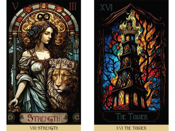 The Stained Glass Tarot: An Illuminated Journey through the Cards