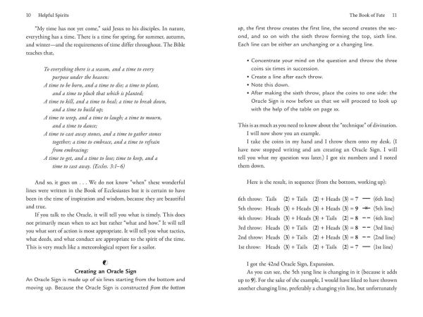 The Book of Changes, Troubles, Problems, Lightness, and Calm: The I Ching as Oracle and Teacher