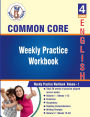 4th Grade Common Core ELA Test Prep: Weekly Practice Work Book , Volume 1: