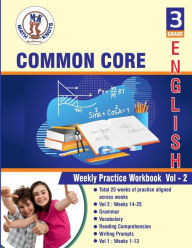 Title: 3rd grade Common Core ELA Test Prep: Weekly Practice Work Book , Volume 2:, Author: Gowri Vemuri