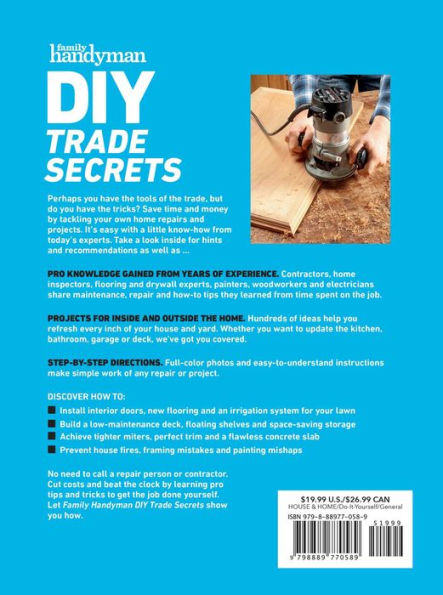 Family Handyman DIY Trade Secrets: EXPERT ADVICE BEHIND THE REPAIRS EVERY HOMEOWNER SHOULD KNOW