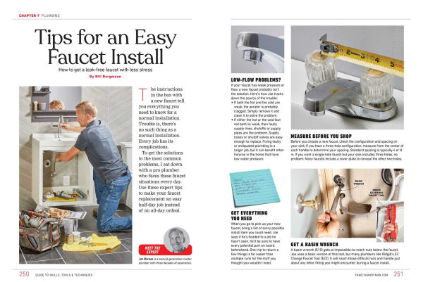 Family Handyman Guide to Skills, Tools & Techniques: EXPERT ADVICE TO HELP YOU COMPLETE HOME IMPROVEMENT PROJECTS WITH CONFIDENCE