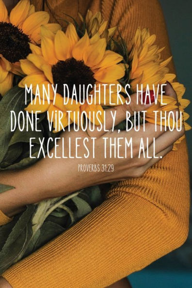 Proverbs 31 Sunflower Prayer Journal for Women