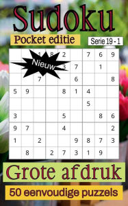 Title: Sudoku Series 19 Pocket Edition - Puzzelboek voor volwassenen - Heel eenvoudig - 50 puzzels - Grote letter - Boek 1, Author: Nelson Flowers