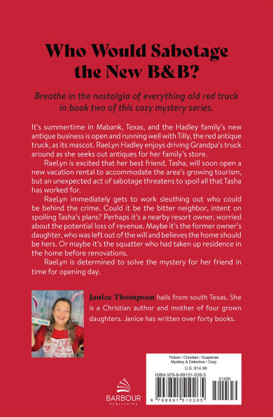 Sabotage at Cedar Creek: Little Red Truck Mysteries #2