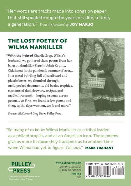 Mankiller Poems: The Lost Poetry of the Principal Chief of the Cherokee Nation