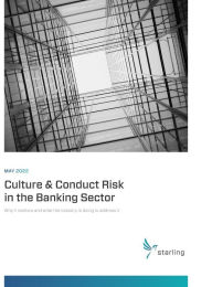 Title: May 2022 Culture & Conduct Risk in the Banking Sector: Why it matters and what the industry is doing to address it, Author: Stephen Scott