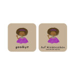 Alternative view 4 of Minilingo German / English Bilingual Flashcards: Bilingual memory game with German & English cards