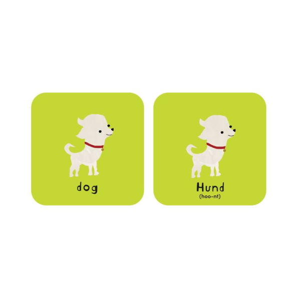 Minilingo German / English Bilingual Flashcards: Bilingual memory game with German & English cards