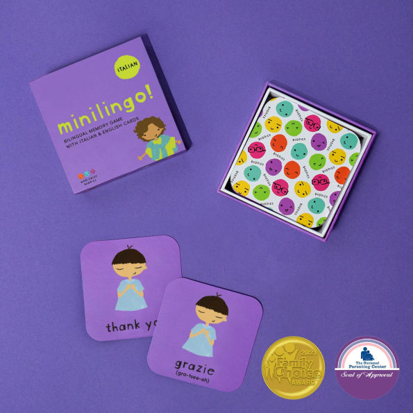 Minilingo Italian / English Bilingual Flashcards: Bilingual memory game