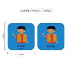 Alternative view 6 of Minilingo Italian / English Bilingual Flashcards: Bilingual memory game