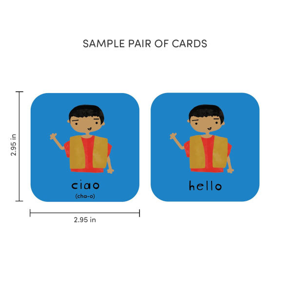 Minilingo Italian / English Bilingual Flashcards: Bilingual memory game