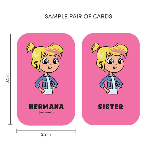 Rosie's Rules: Minilingo Spanish/English Flashcards - Basic Words with Rosie