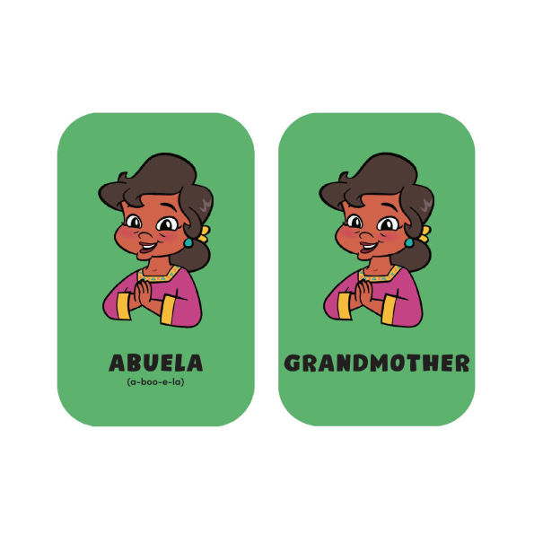 Rosie's Rules: Minilingo Spanish/English Flashcards - Basic Words with Rosie