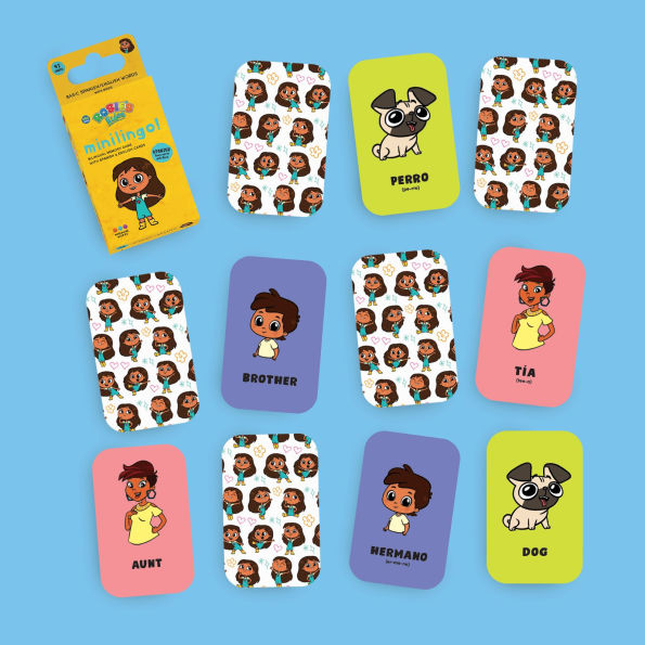 Rosie's Rules: Minilingo Spanish/English Flashcards - Basic Words with Rosie