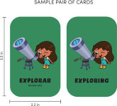 Alternative view 3 of Rosie's Rules: Minilingo Spanish/English Flashcards - Activities