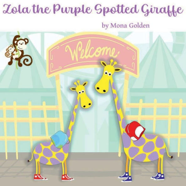 Zola the Purple Spotted Giraffe